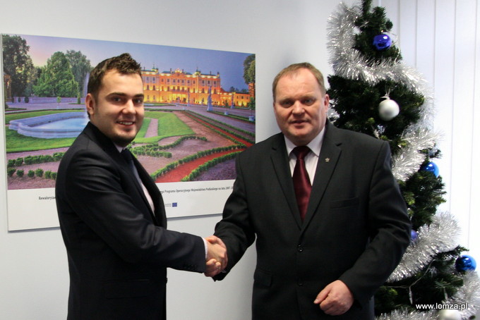 Prezydent Łomży spotkał się z Marszałkiem Województwa Podlaskiego