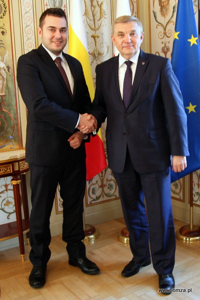 Prezydent Łomży gościł u Prezydenta Białegostoku