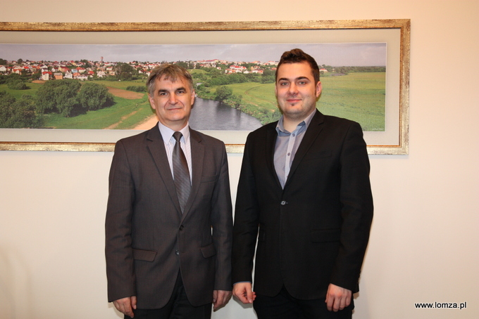 Prezydent Łomży spotkał się z Bogdanem Dyjukiem
