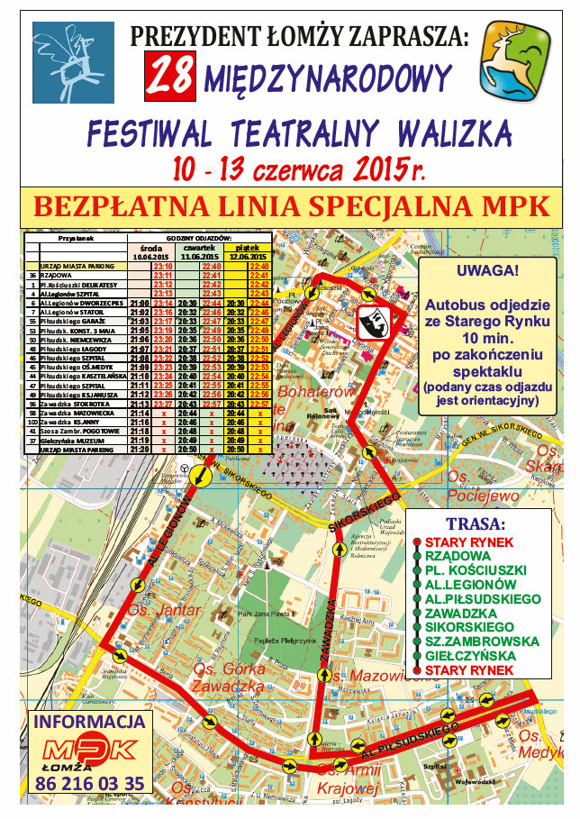 Bezpłatna linia MPK na 