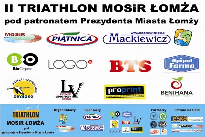 Zawody triathlonowe w Łomży