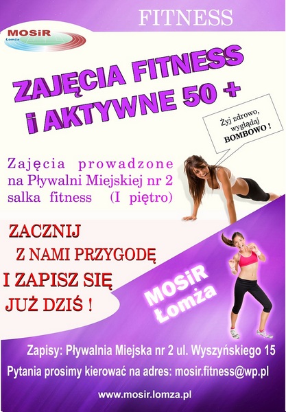 Zajęcia fitness i aktywne 50+