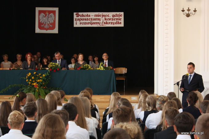 Inauguracja roku szkolnego z Prezydentem Łomży