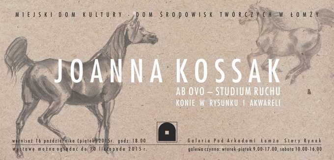 Zapraszamy na otwarcie wystawy prac Janiny Kossak