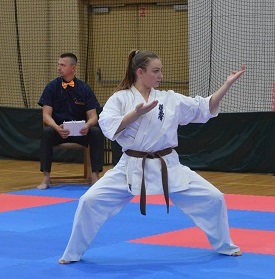 Klaudia Lanczewska podwójną Mistrzynią Polski w karate