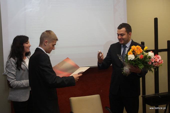 Prezydent Łomży odznaczony przez studentów