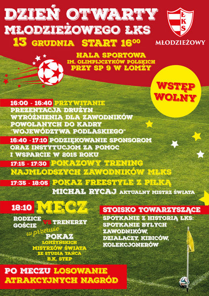 II Dzień Otwarty MŁKS – spotkanie z historią ŁKS Łomża