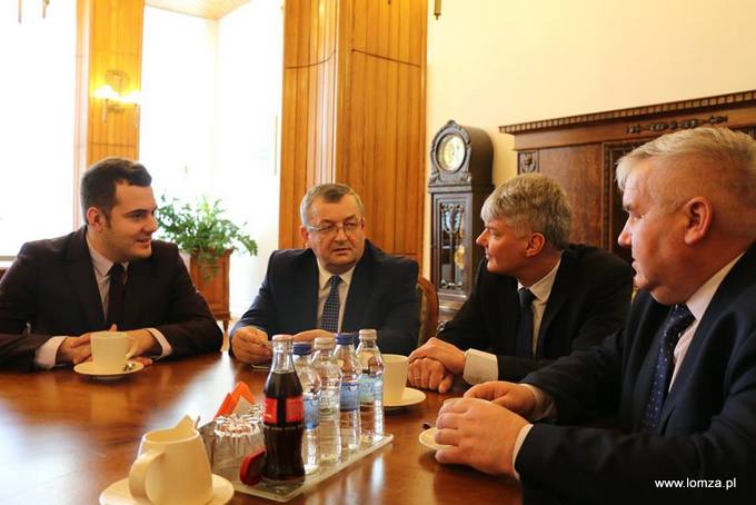 Prezydent Łomży spotkał się z ministrami