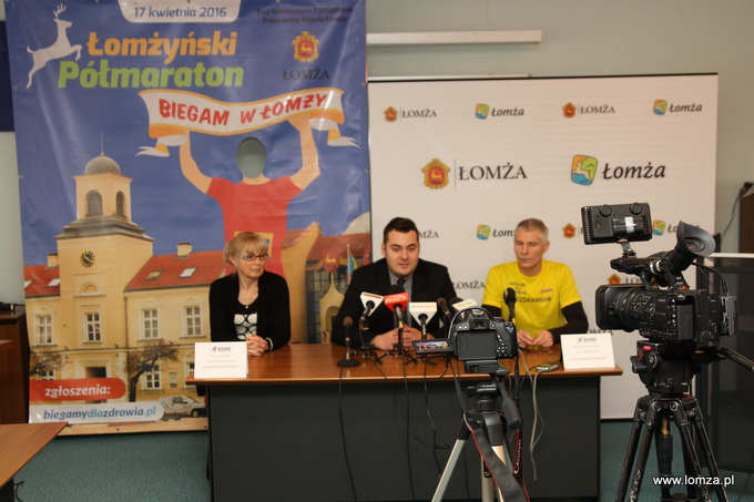 Łomżyński Półmaraton - konferencja prasowa