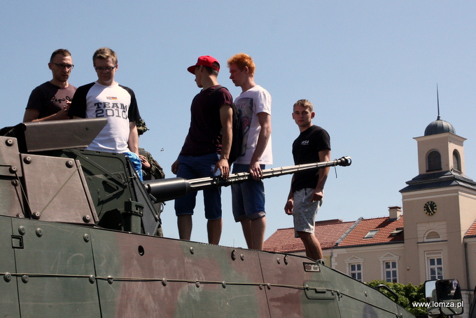 Żołnierze z Wielkopolski zaprezentowali się mieszkańcom Łomży