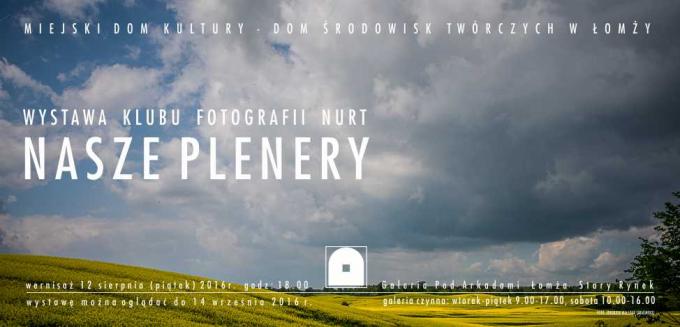 Zaproszenie na otwarcie wystawy Klubu Fotografii Nurt 