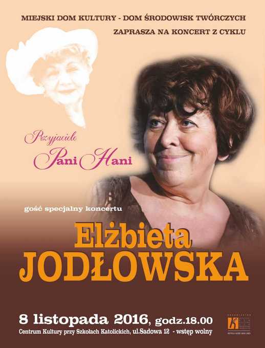 Elżbieta Jodłowska zaśpiewa w 101. rocznicę urodzin Hanki Bielickiej