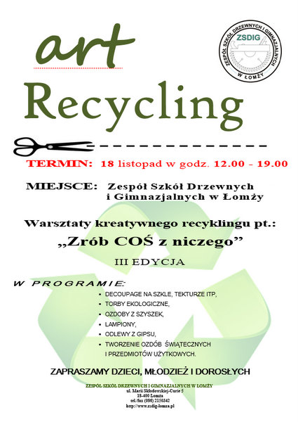 Warsztaty recyklingowe w 