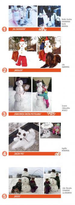 Zachęcamy do internetowego głosowania w konkursie na rzeźbę ze śniegu