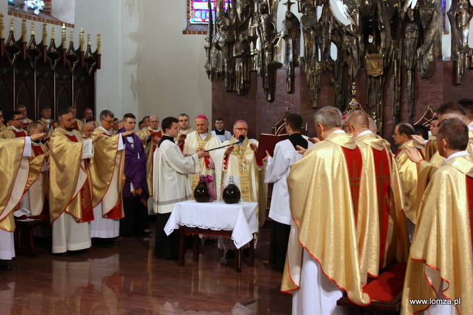 Msza Krzyżma w Katedrze Łomżyńskiej