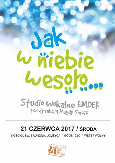 Koncert młodych wokalistów z eMDeK-u