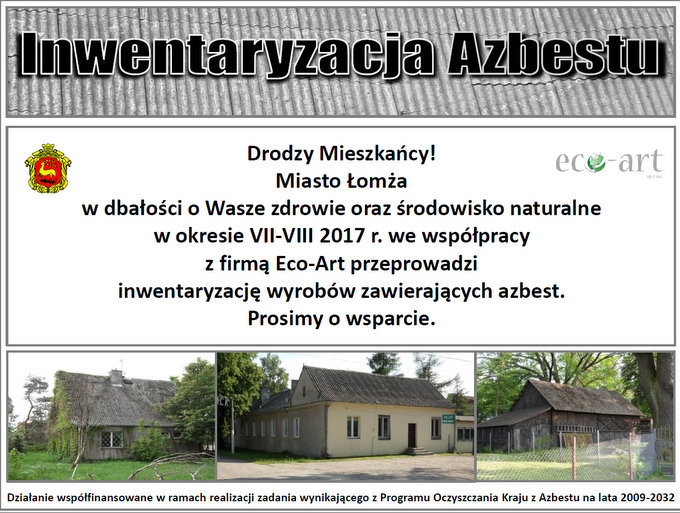 Inwentaryzacja azbestu na terenie Miasta Łomża