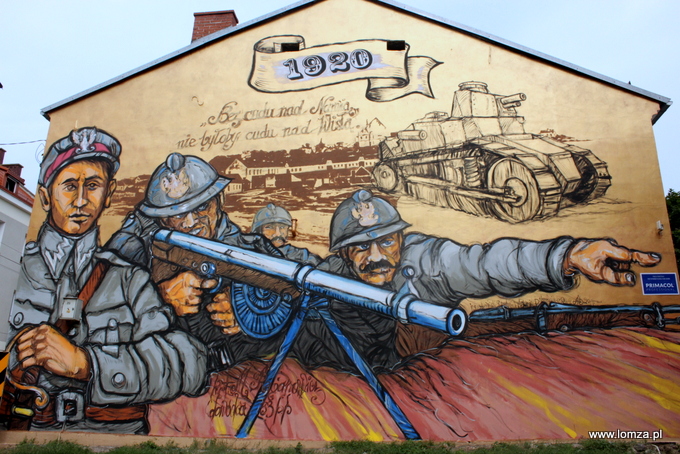 Cztery murale „Ku Niepodległej” w Łomży