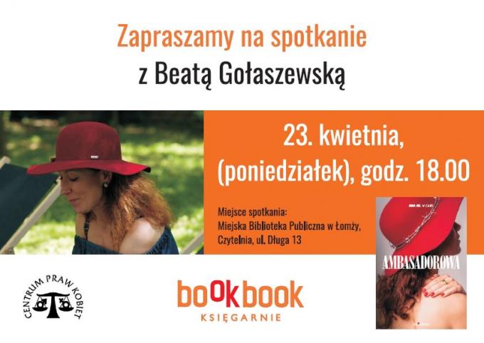 Zaproszenie na spotkanie z bohaterką książki 