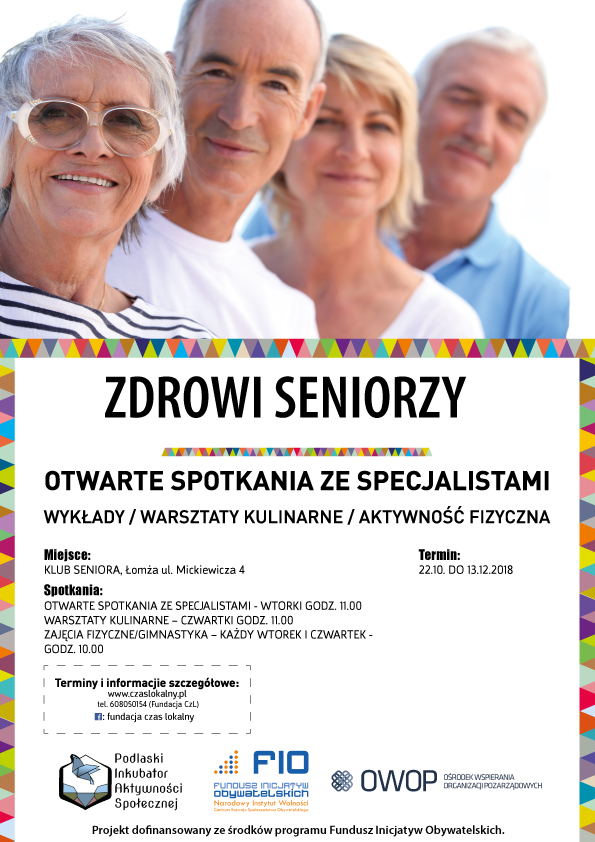 Gimnastyka i zdrowotne spotkania dla seniorów