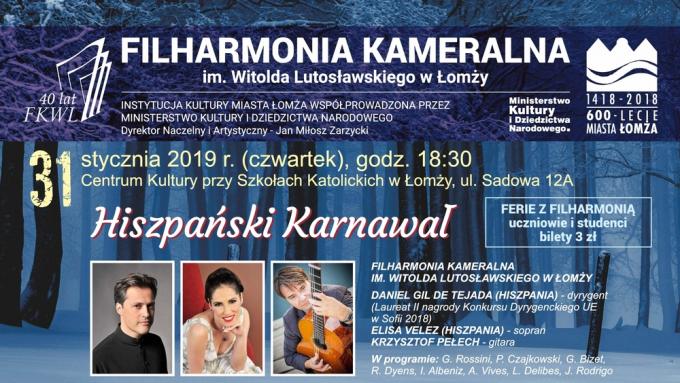 Hiszpański karnawał u Łomżyńskich Filharmoników