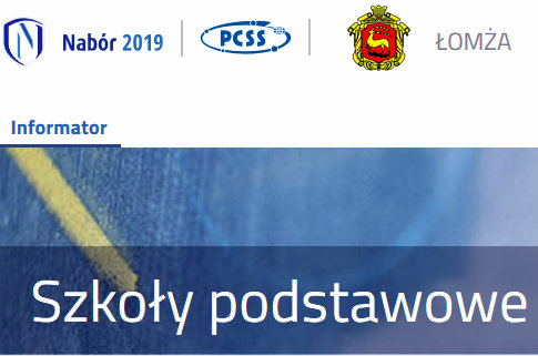 Zasady przyjęć do klas I w szkołach podstawowych, dla których organem prowadzącym jest Miasto Łomża