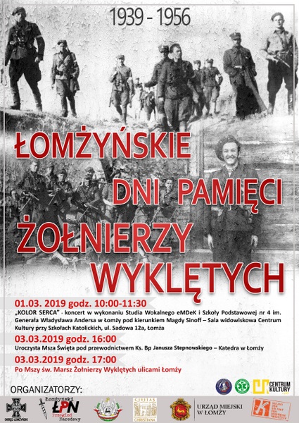 Program obchodów Dnia Pamięci Żołnierzy Wyklętych