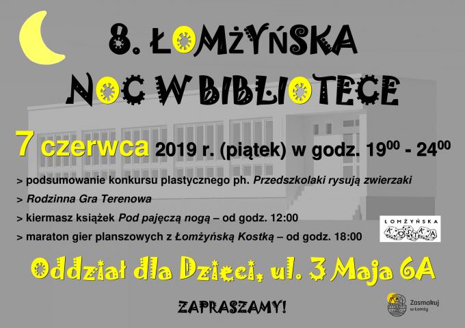 8. Łomżyńska Noc w Bibliotece