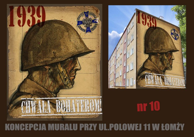 Chwała Bohaterom – nowy mural powstanie przy ul. Polowej
