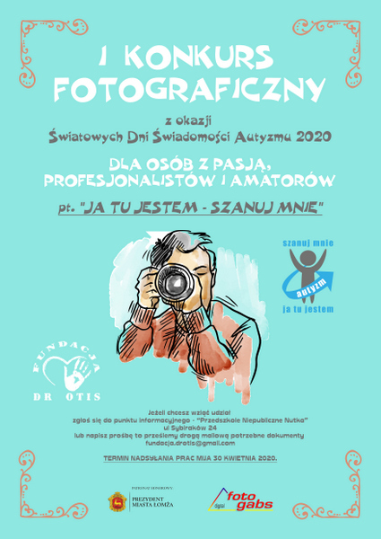 Konkurs fotograficzny na Światowe Dni Świadomości Autyzmu