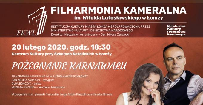 Pożegnanie karnawału u Łomżyńskich Filharmoników