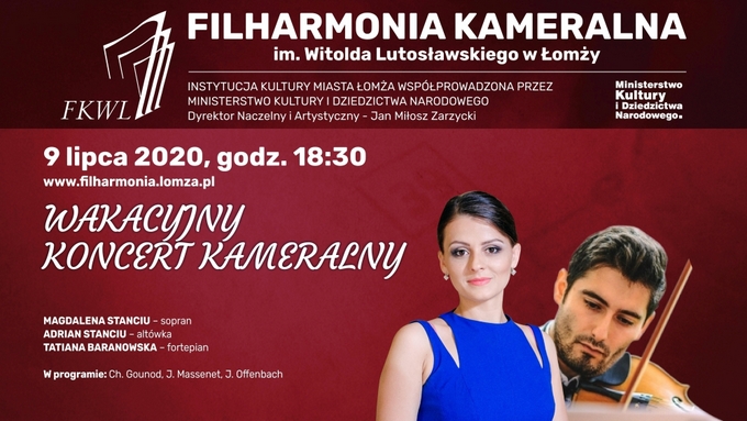 Wakacyjny koncert kameralny u Łomżyńskich Filharmoników