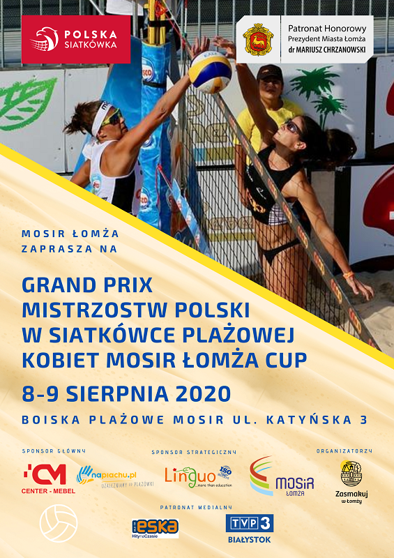 Grand Prix Mistrzostw Polski w Siatkówce Plażowej Kobiet w Łomży