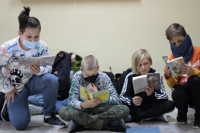 Przerwa na czytanie w Szkole Podstawowej Nr 1 w Łomży