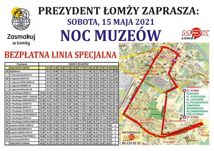 Na Noc Muzeów bezpłatnym empekiem