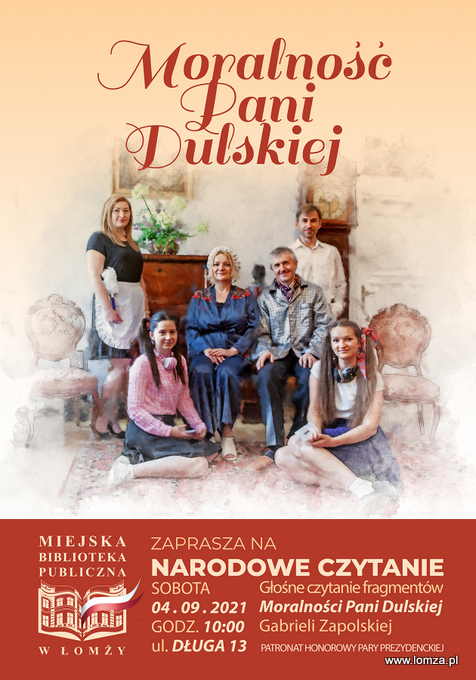 Łomża przeczyta „Moralność Pani Dulskiej”