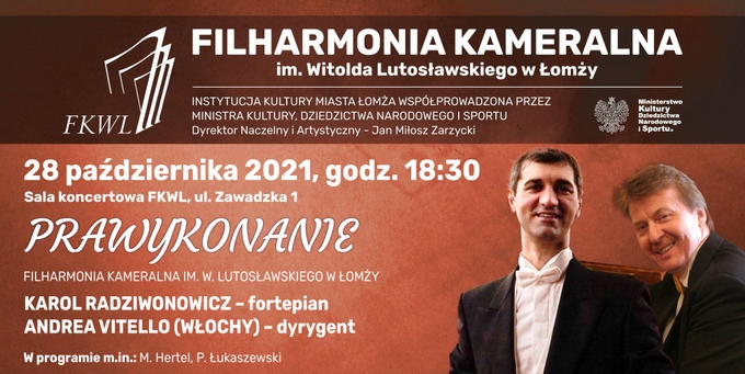 Prawykonanie w Filharmonii Kameralnej w Łomży