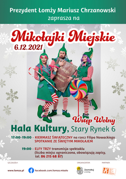 Mikołajki Miejskie odbędą się w Hali Kultury