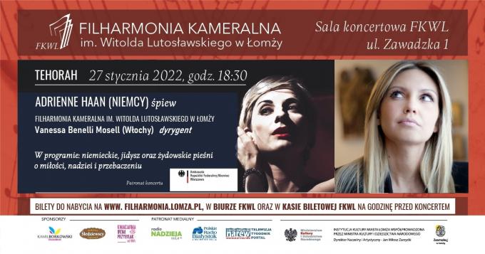 Tehorah w Filharmonii Kameralnej w Łomży