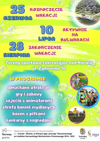 Atrakcje sportowe i rekreacyjne na bulwarach - Sports and recreational activities on the boulevards