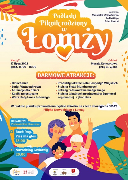 Przyjdź na Podlaski Piknik Rodzinny w Łomży