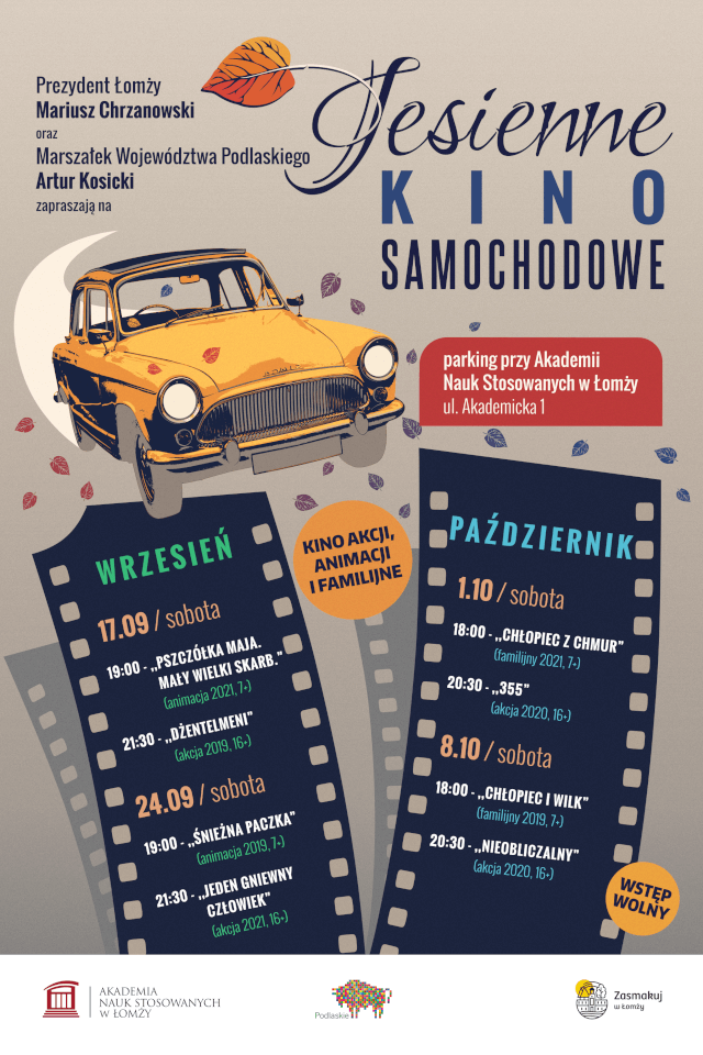 Jesienne Kino Samochodowe