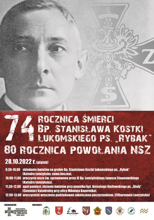 Obchody rocznic powołania NSZ i śmierci bpa Stanisława Kostki Łukomskiego