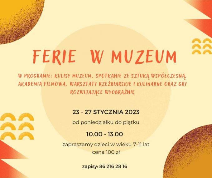 Ferie w Muzeum Północno-Mazowieckim