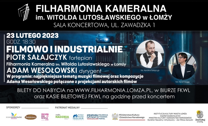 Filmowo i industrialnie w Filharmonii Kameralnej w Łomży