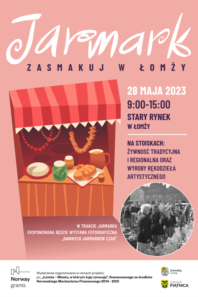 „Dawnych Jarmarków Czar” - zapraszamy na Jarmark 