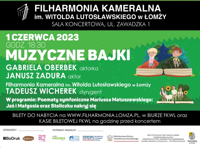 Muzyczne bajki na dzień dziecka w Filharmonii Kameralnej w Łomży