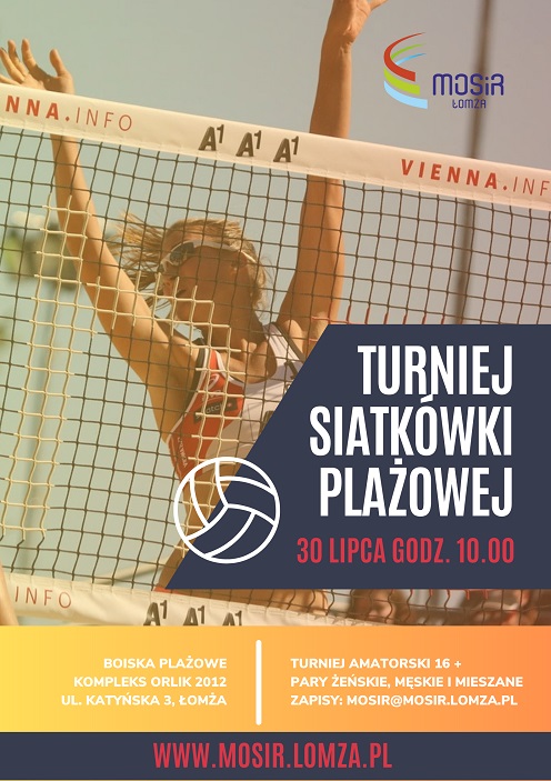 Zapisy na turniej siatkówki plażowej