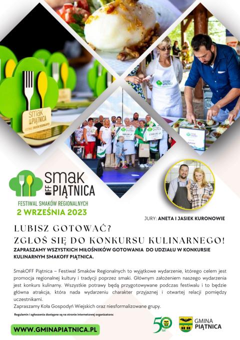 Lubisz gotować? Zgłoś się do konkursu kulinarnego SmakOFF Piątnica!