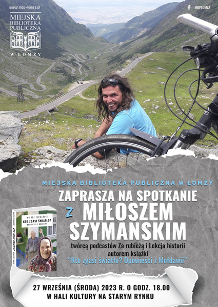 Miłosz Szymański - spotkanie autorskie